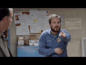 Matt Peters as Luschek                                 ( Screen : Netflix )